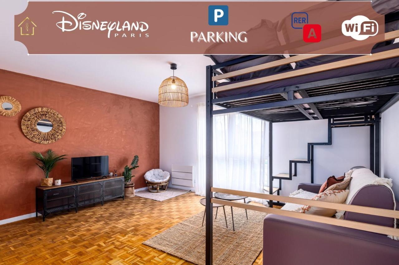 Appart'Hôtel Sahara- Next to Disney Montévrain Exterior foto